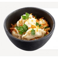 Вареники с картофелем и гриьами
