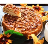 Яблочный торт с орехом пекан